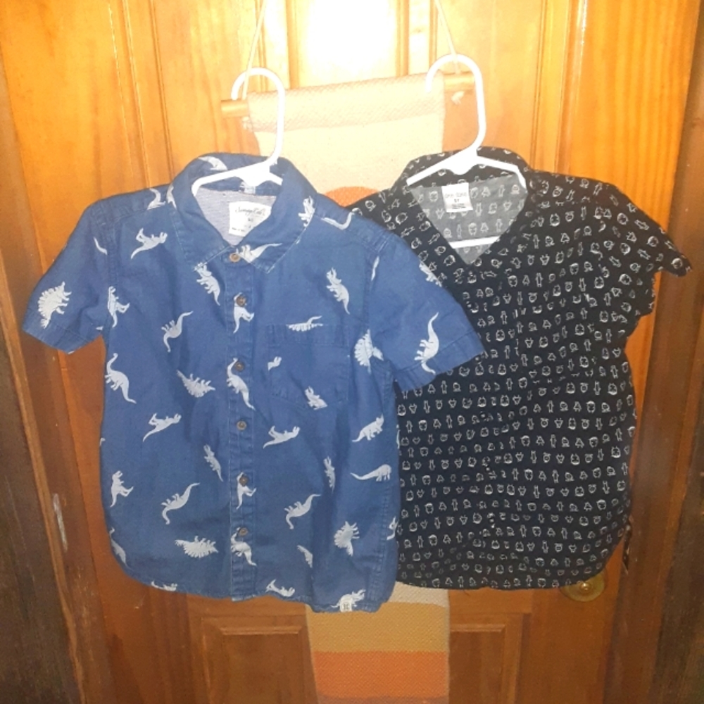 2 kids dress shirts XS (4-5)